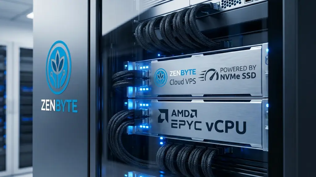 Zenbyte Cloud VPS AMD met NVMe storage voor maximale snelheid
